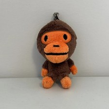 Authentic BAPE Baby Milo Plush Keychain Doll Charm Pendant Collectible NWT