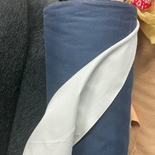 BLACKOUT Fabric Curtain Lining Blinds BLOCKS OUT SUNLIGHT THERMAL 54" Navy Blue