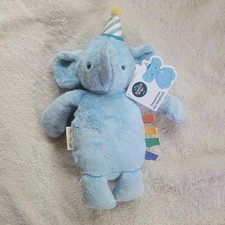 Itzy Ritzy Emmerson the Elephant Blue Plush Stuffed Animal Baby Toy