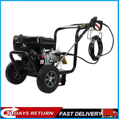 #ad PETROL PRESSURE WASHER 240 BAR 212cc Cold Water Spray Gun 5 Nozzles For Cars $254.87