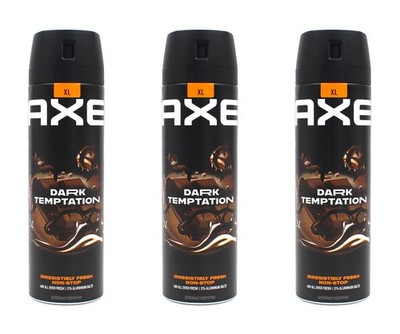 Axe Deospray Dark Temptation Deodorant Bodyspray XL NV, 3x200ml EAN8720181025921