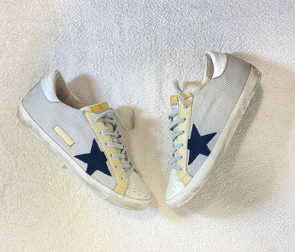 Size 8,5- Golden Goose Superstar Grey Cord Gum - Image 2 of 4