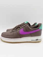 Nike Men's Air Force 1 Low Size 7.5 Baroque Brown Vivid Purple IM2368-237 
