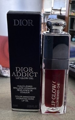 Dior  Addict Lip Glow Oil~ Color Reviver~ Cherry Oil ~ Red Full Size
