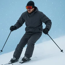 Arctix SkiGear Mens Essential Snow Pants XX-Large 44–46W x 34L, Charcoal 