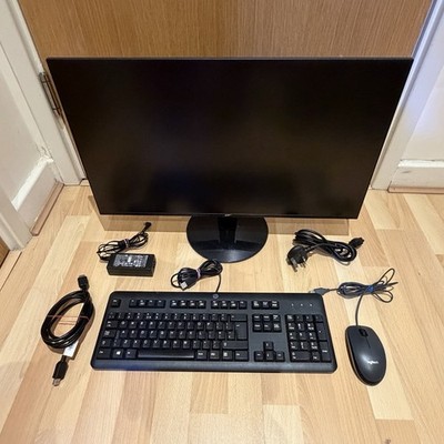 Acer SB271 27'' Full HD LED Monitor Bundle - mit HP Tastatur & Logitech Maus