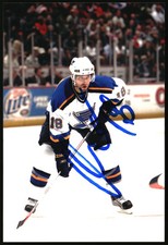 Radek Dvorak Autographed 4x6 Color Photo St. Louis Blues #18 White A