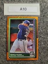 2025 Panini Donruss Optic Prince Fielder Orange Prizm Holo  #62