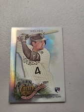 2022 Allen & Ginter Colton Welker Rookie RC Hot Box Silver Portrait Rainbow Foil