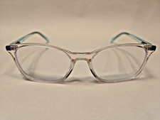 Puma PJ00490COS 001 Eyeglasses Clear / Teal 49-16-135 Full Rim, Flex Hinges