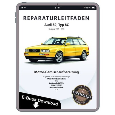 Audi 80 (91-95) KE III-Jetronic Einspritz Zündanlage Werkstatthandbuch PDF Datei