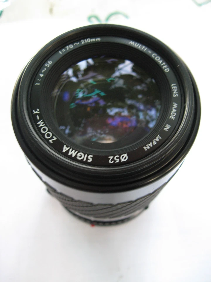 Sigma 70-210 mm f 4-5,6 zoom tele argentique, monture à baïonnette Canon FD - Photo 1/3