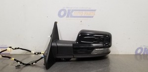 25 DODGE RAM RHO SIDE VIEW POWER DOOR MIRROR LEFT DRIVER BLACK WITH CAMERA