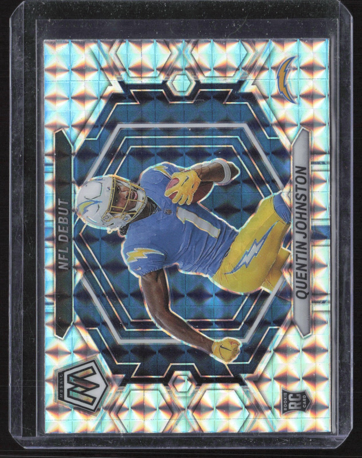 Quentin Johnston 2023 Panini Mosaic Silver No Huddle Mosaic #ND-16