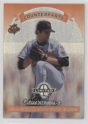 1997 Donruss Limited Counterparts Exposure Mike Mussina Ken Hill #155 HOF 7xr
