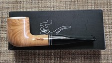 PASSATORE 515, Olivenholz, Einsatz aus Meerschaum, 9mm Filterbohrung, NEU