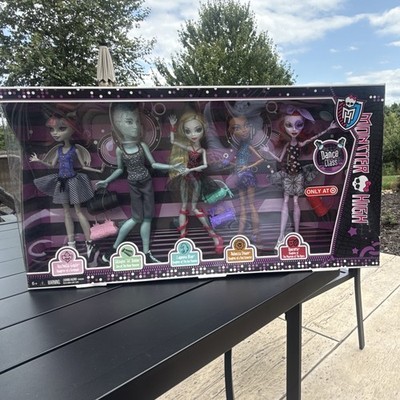 Monster High Dance Class 5-Doll Set Rochelle Gill Lagoona Robecca Operetta