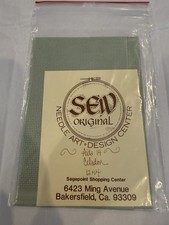 Sew Original Cross Stitch Fabric CELADON Aida 14-count 12x14 Inches