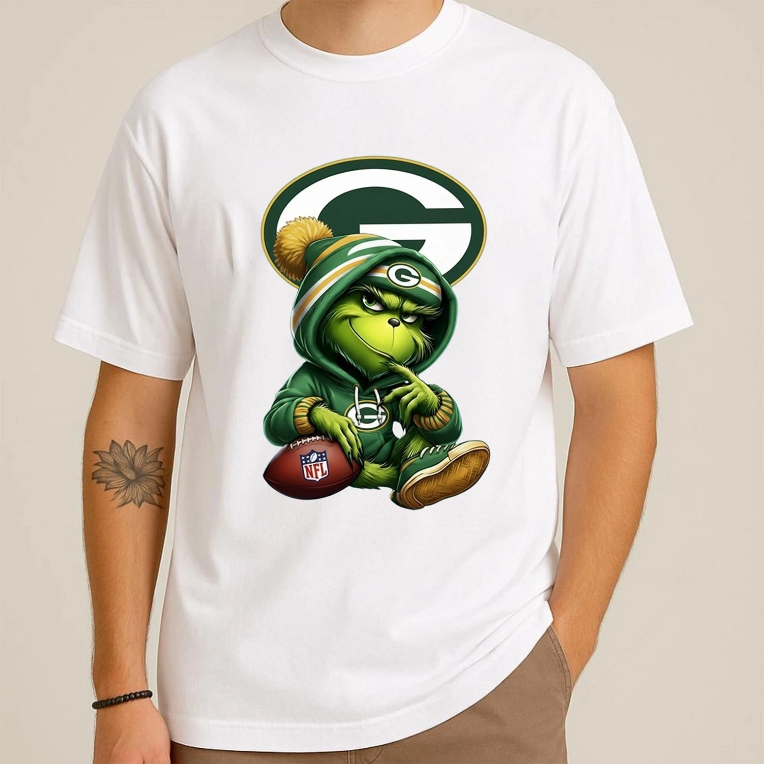 Green Bay Packers Grich Football T-Shirt