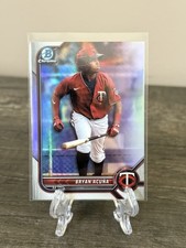 2022 Bowman Draft Bryan Acuna #BDC-19 Refractor Minnesota Twins