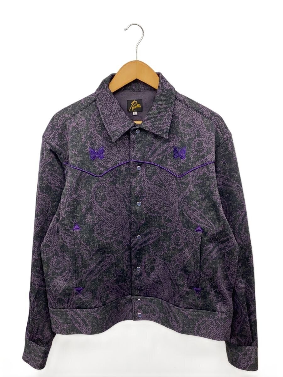 Needles L Polyester Allover Pattern Jacket Purple - image 1