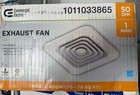 Ceiling/Wall Mount, No Cut Clip-Lock Installation, Square Exhaust Fan 50CFM — photo 1