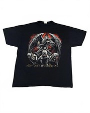 Vintage Y2K Skull Graphic Tee – Men’s XXL (Fits Large)