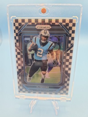 2022 Panini Prizm - D.J. Moore #41 Black & White Checker Prizm Case Hit!