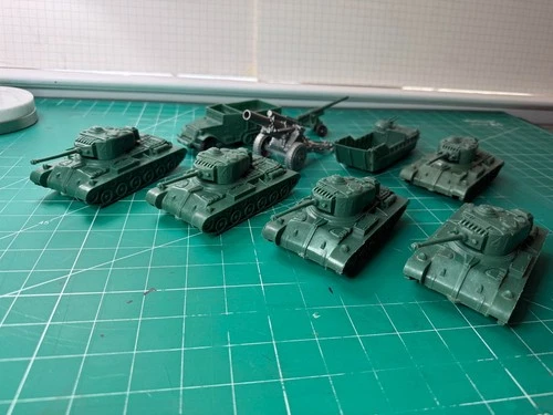 Vintage Marx Battleground American Vehicles and Troops