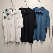 Men’s XL Performance Polo Bundle Greg Norman + 01 Algo + UltraClub Set of 3