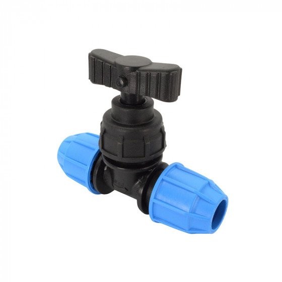 Floplast Compression Shut-Off MDPE Plastic Stopcock 20x20mm - 497042 RRP £32