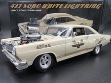Acme Gmp 1967 Ford Fairlane 427 Sohc White Lightning 118 Diecast Car 18931