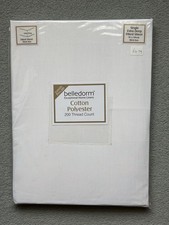 BELLEDORM Luxury PERCALE 200 Thread SINGLE EXTRA DEEP FITTED SHEET