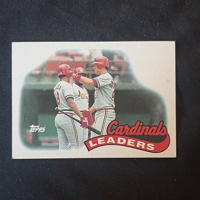 Topps 1989 Cardinals Leaders St. Louis Cardinals #261 Tiffany Collector's Ed