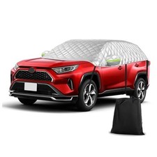 6 Layers Universal SUV Half Car Cover 142"x59" - Mid-Size S4-SUV 142"x59" 