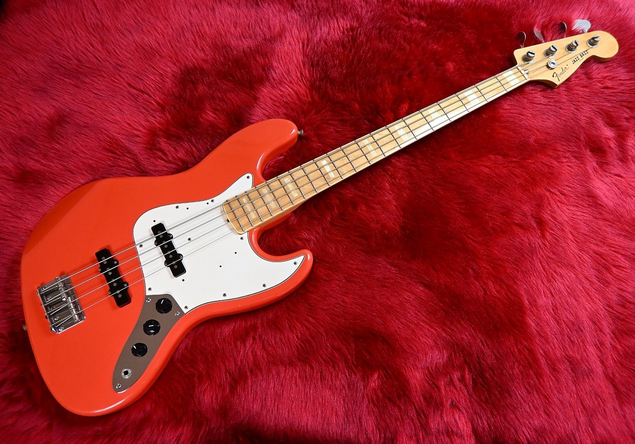 Fender Japan JB75 Jazz Bass Fiesta Red Maple Fretboard MIJ 1997-2000 Ash