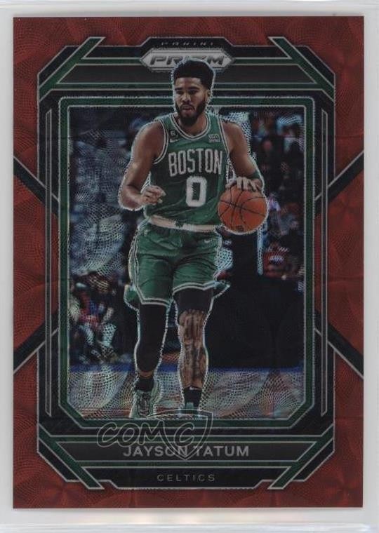 2022-23 Panini Prizm Choice Red Prizm 64/88 Jayson Tatum #17 10qe