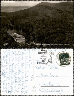 Ansichtskarte Bad Wildungen Luftbild 641964