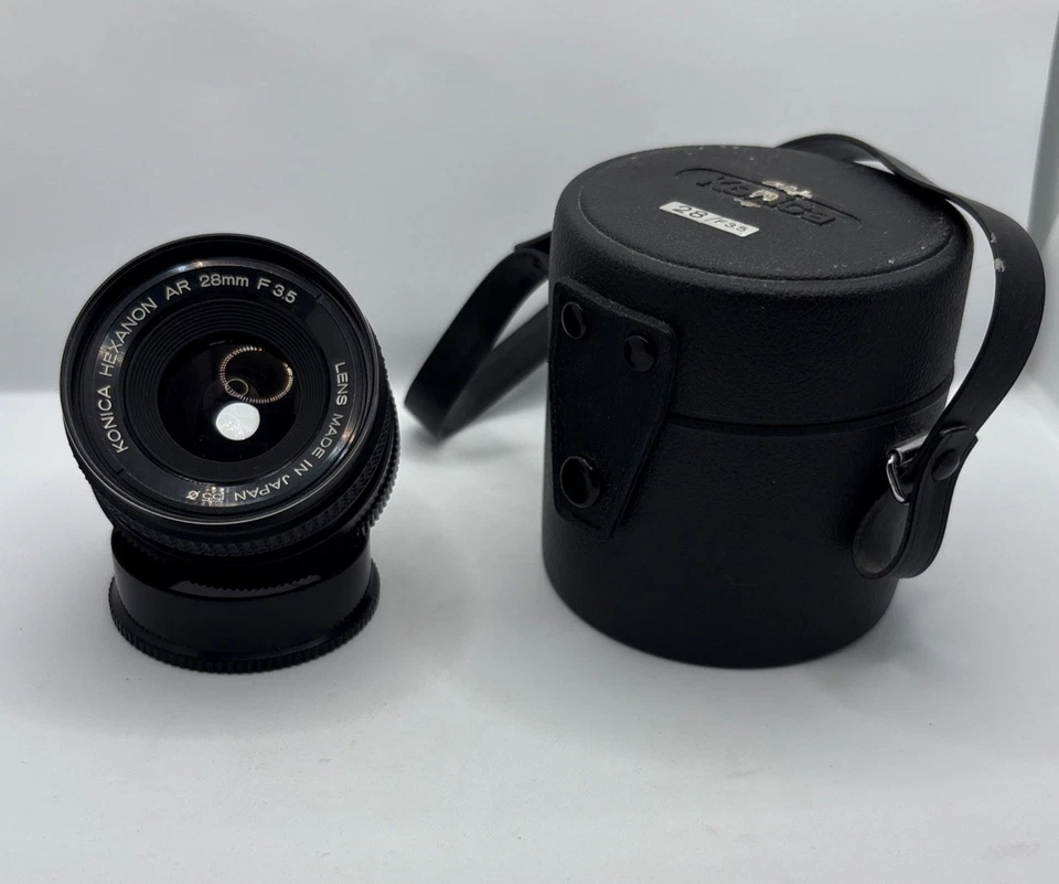 Konica Hexanon AR 28mm F3.5 Wide Angle Lens – Clean Optics, Tested. - Image 2 of 4