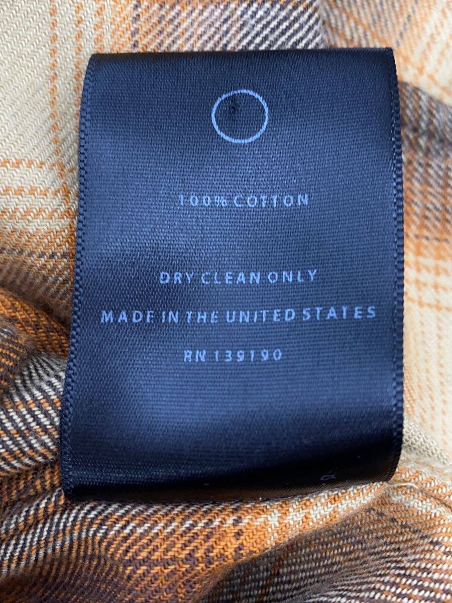 FEAR OF GOD Long Sleeve Shirt, Size L, Cotton, Brown Check thumbnail 5