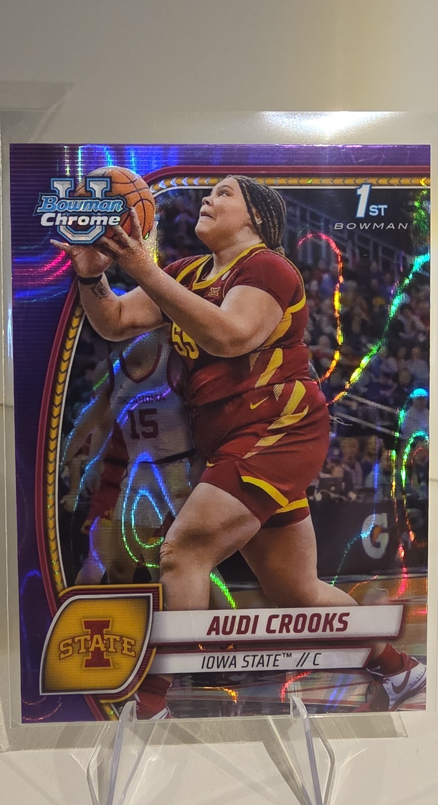 Audi Crooks Purple Lava Refractor #9
