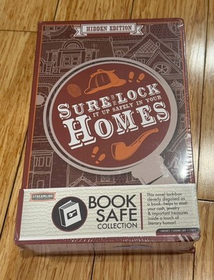 Book Safe Sure You Can Lock It Up in Your Homes Sherlock Holmes NEW Hidden Ed