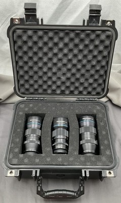 Sirui 35,50,75mm F1.8 1.33x M4/3 Anamorphic Lens  3X Lens NM to  MINT