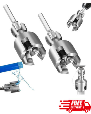 2 PCS Pipe Thread Cutting Tool,Integrated Internal & External Pipe