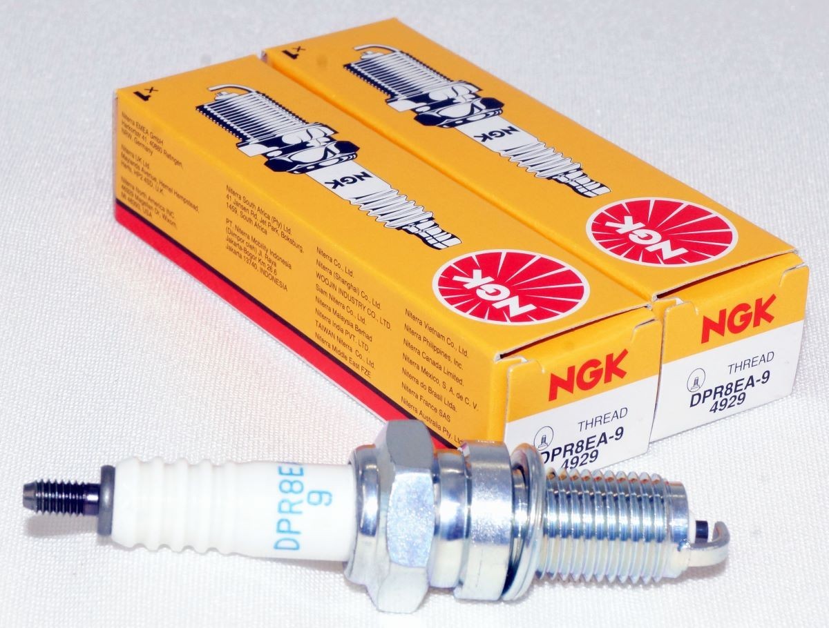 2 Pack NGK 4929 Spark Plugs DPR8EA-9 for Triumph and Yamaha Motorcycles