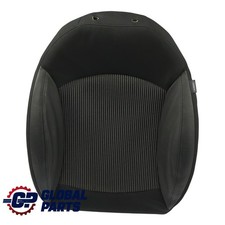 Mini R55 R56 R57 Vorne Links Sport Sitz Rückenlehne Halb Leder Stoff Schwarz