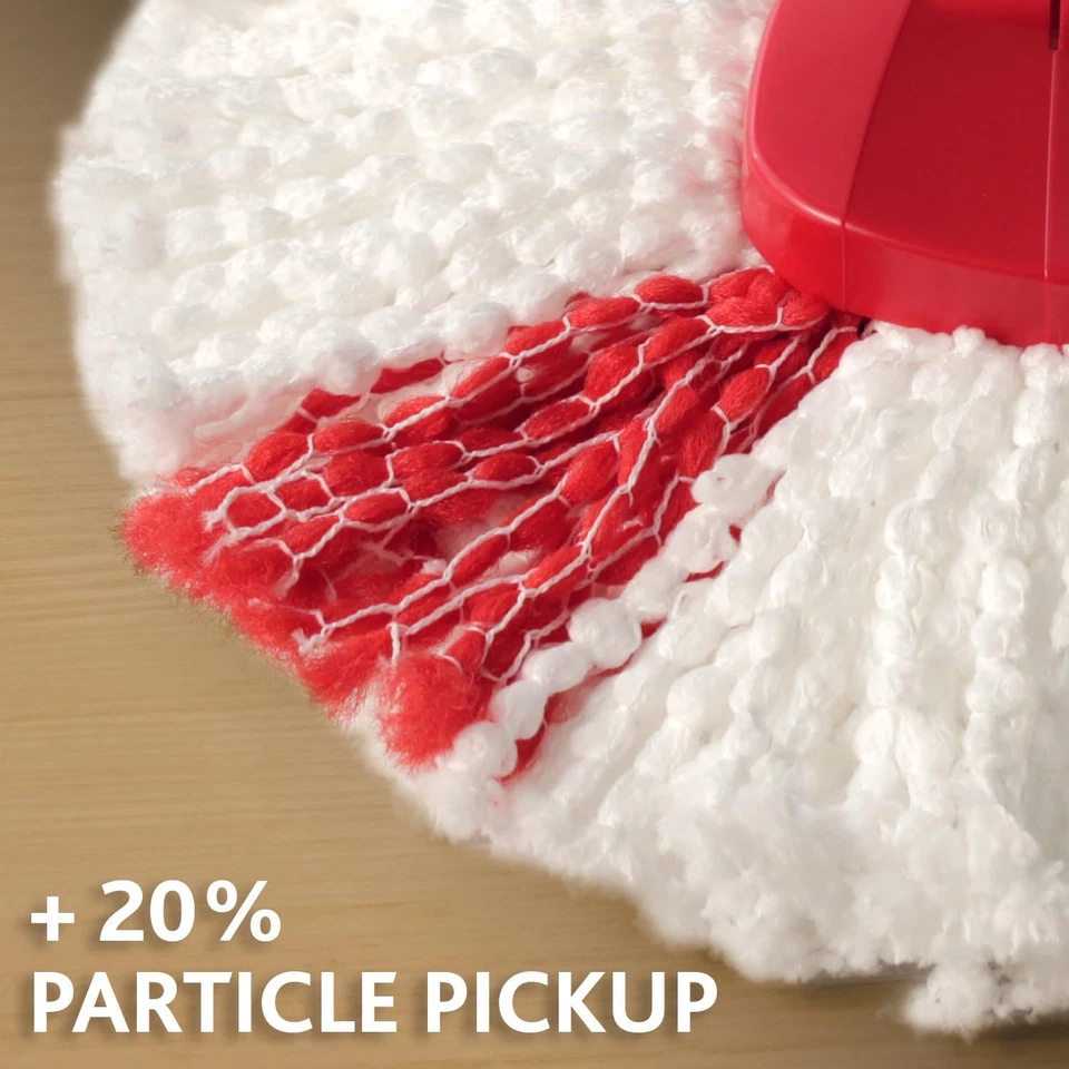 Turbo Sistema Lavapavimenti Rotante Con Secchio E Pedale, Manico Telescopico, La - Immagine 4 di 4