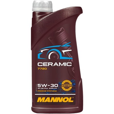 1L MANNOL Ceramic 5W-30 7720 Motoröl für API SN Plus ACEA C3 BMW LL VW  dexos2 