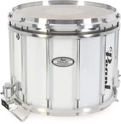 Pearl Finalist Marching Snare Drum - 14 inch x 12 inch, Pure White