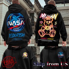 Men's Oversized Jumper Pullover Sweater Sweatshirt Warm Fleece Hoodie Jacket US